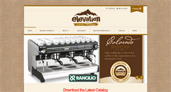 Desktop Screenshot of elevationcoffee.com